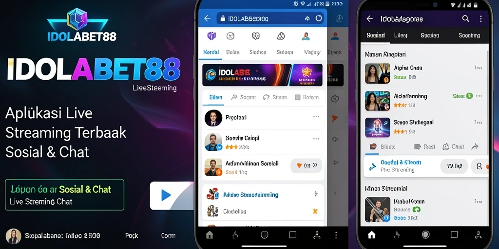 Tampilan antarmuka Live Streaming yang menarik dan interaktif di <strong>IDOLABET88</strong>.